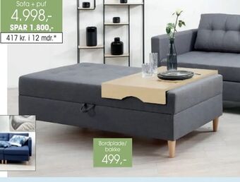Daells Bolighus Bordplade/bakke tilbud