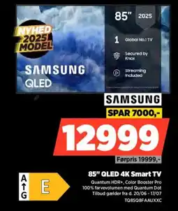 Power SAMSUNG 85" QLED 4K Smart TV tilbud