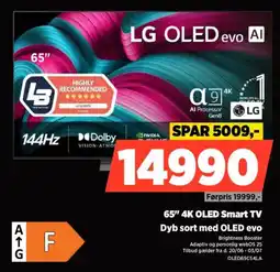Power LG 65" 4K OLED Smart TV tilbud