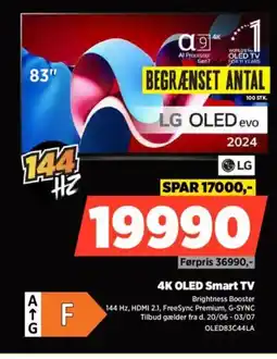 Power LG 4K OLED Smart TV tilbud