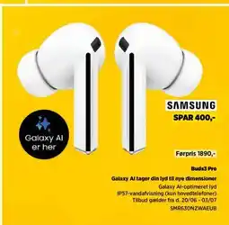 Power SAMSUNG Buds3 Pro tilbud