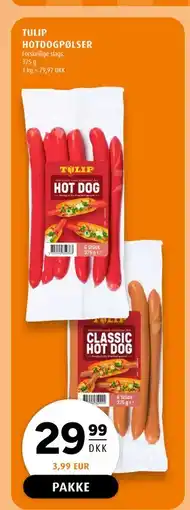 Scandinavian Park TULIP HOTDOGPØLSER tilbud