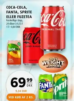 Scandinavian Park COCA-COLA, FANTA, SPRITE ELLER FUZETEA tilbud