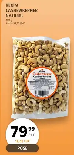 Scandinavian Park REXIM CASHEWKERNER NATUREL tilbud