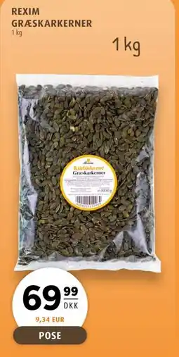 Scandinavian Park REXIM GRÆSKARKERNER tilbud