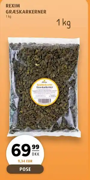 Scandinavian Park REXIM GRÆSKARKERNER tilbud