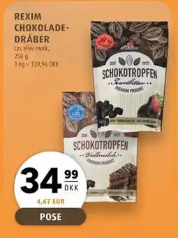 Scandinavian Park REXIM CHOKOLADEDRÅBER tilbud