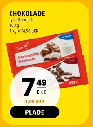 Scandinavian Park CHOKOLADE tilbud