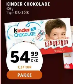 Scandinavian Park KINDER CHOKOLADE tilbud