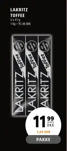 Scandinavian Park LAKRITZ TOFFEE tilbud