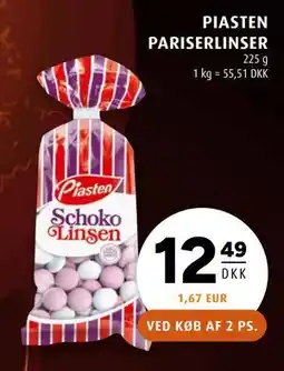 Scandinavian Park PIASTEN PARISERLINSER tilbud