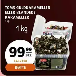Scandinavian Park TOMS GULDKARAMELLER ELLER BLANDEDE KARAMELLER tilbud