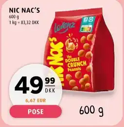 Scandinavian Park NIC NAC’S tilbud