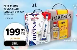 Scandinavian Park PURE DIVINE VODKA ELLER LORDSON DRY GIN tilbud