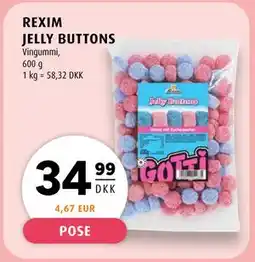 Scandinavian Park REXIM JELLY BUTTONS tilbud