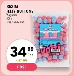 Scandinavian Park REXIM JELLY BUTTONS tilbud