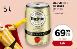 Scandinavian Park WARSTEINER PILSENER tilbud