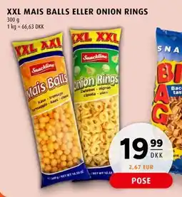 Scandinavian Park XXL MAIS BALLS ELLER ONION RINGS tilbud