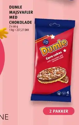 Scandinavian Park DUMLE MAJSVAFLER MED CHOKOLADE tilbud