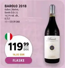 Scandinavian Park BAROLO 2018 tilbud