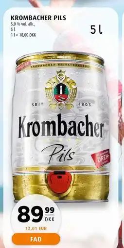 Scandinavian Park KROMBACHER PILS tilbud