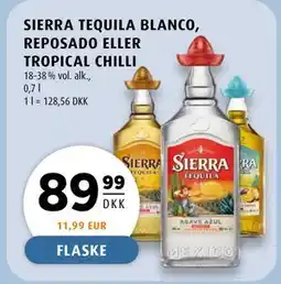 Scandinavian Park SIERRA TEQUILA BLANCO, REPOSADO ELLER TROPICAL CHILLI tilbud