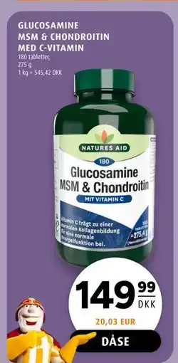 Scandinavian Park GLUCOSAMINE MSM & CHONDROITIN MED C-VITAMIN tilbud
