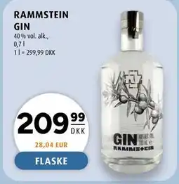 Scandinavian Park RAMMSTEIN GIN tilbud