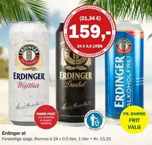 Købmandsgården Erdinger øl tilbud