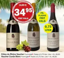 Købmandsgården Vaucher Cuvée Blanc tilbud