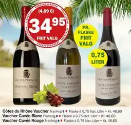 Købmandsgården Vaucher Cuvée Rouge tilbud