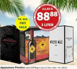 Købmandsgården Appassinero Primitivo tilbud
