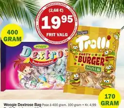 Købmandsgården Woogie Dextrose Bag tilbud