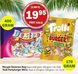 Købmandsgården Trolli Partyburger Minis tilbud