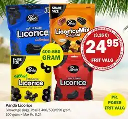 Købmandsgården Panda Licorice tilbud