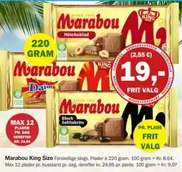 Købmandsgården Marabou King Size tilbud