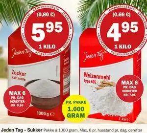 Købmandsgården Jeden Tag - Sukker tilbud