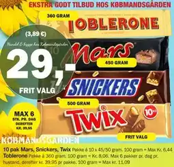Købmandsgården Toblerone tilbud