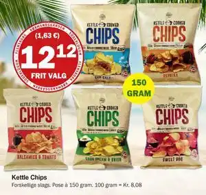 Købmandsgården Kettle Chips tilbud