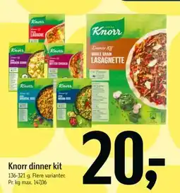 Føtex Knorr dinner kit tilbud
