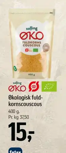 Føtex Økologisk fuldkornscouscous tilbud