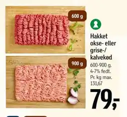 Føtex Hakket okse- eller grise-/ kalvekød tilbud