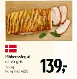 Føtex Ribbenssteg af dansk gris tilbud