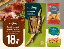 Føtex Taralli, grissini eller focaccine tilbud