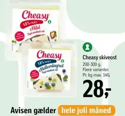 Føtex Cheasy skiveost tilbud