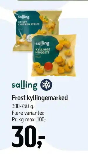 Føtex Frost kyllingemarked tilbud
