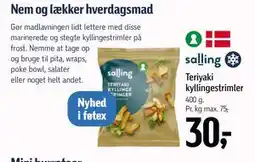 Føtex Teriyaki kyllingestrimler tilbud