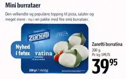 Føtex Zanetti burratina tilbud