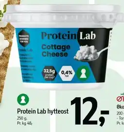 Føtex Protein Lab hytteost tilbud