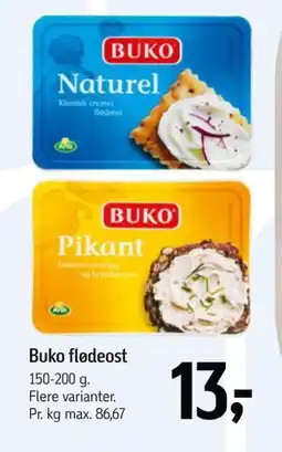 Føtex Buko flødeost tilbud